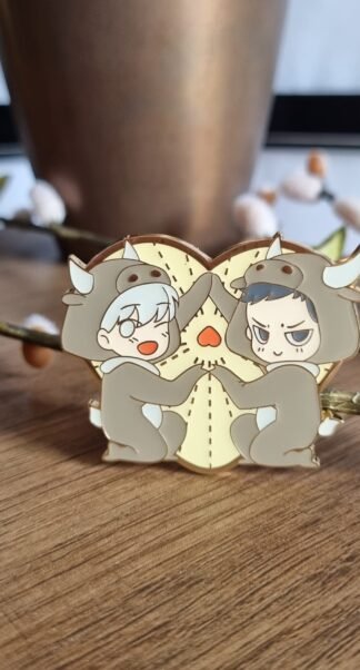 Enamel Pin - Couple Tang Tang & Chen Qinqye