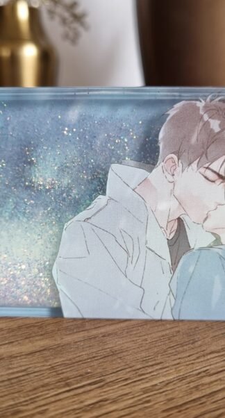 Acrylblock mit Wasser und Glitzer - Couple Lin Hang & Qiu Tian