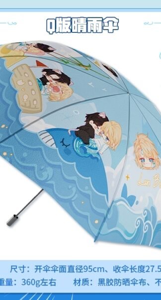 The Falling Merman - Regenschirm Chibi-Motiv