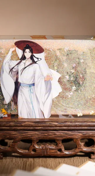 Heaven Official's Blessing - Acrylblock Wasser und Glitzer - Xie Lian Schirm